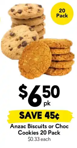 Drakes Anzac Biscuits or Choc Cookies offer