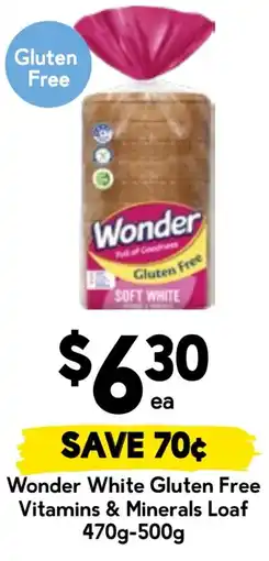 Drakes Wonder White Gluten Free Vitamins & Minerals Loaf offer