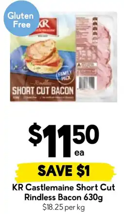 Drakes KR Castlemaine Short Cut Rindless Bacon offer