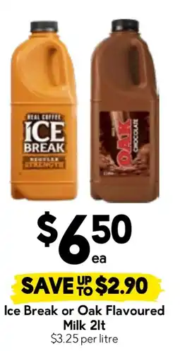 Drakes Ice Break or Oak Flavoured Milk offer