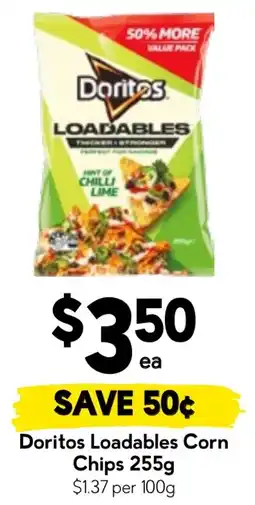 Drakes Doritos Loadables Corn Chips offer