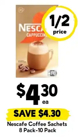 Drakes Nescafe Coffee Sachets offer