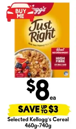 Drakes SAVE Selected Kellogg's Cereal offer