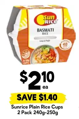 Drakes Sunrice Plain Rice Cups offer