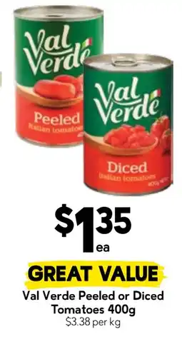 Drakes Val Verde Peeled or Diced Tomatoes offer