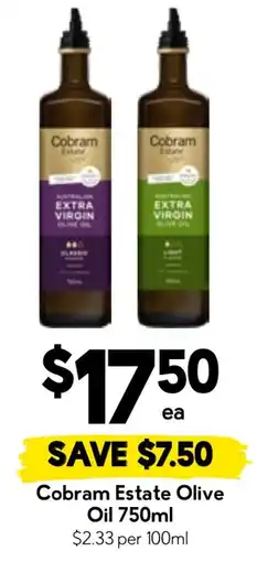 Drakes Cobram Estate Olive Oil offer