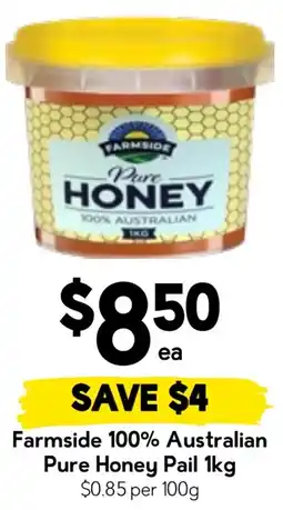 Drakes Farmside 100% Australian Pure Honey Pail offer