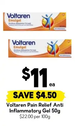 Drakes Voltaren Pain Relief Anti Inflammatory Gel offer