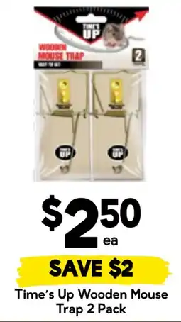 Drakes Time's Up Wooden Mouse Trap offer