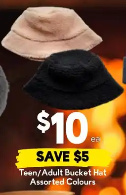 Drakes Teen/Adult Bucket Hat Assorted Colours offer