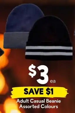 Drakes Adult Casual Beanie Assorted Colours offer
