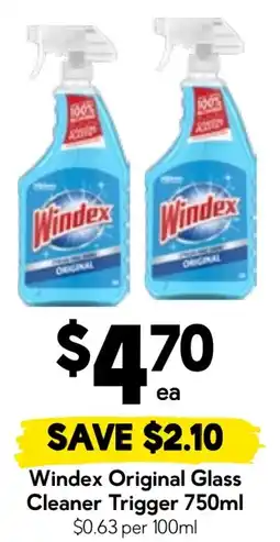 Drakes Windex Original Glass Cleaner Trigger offer