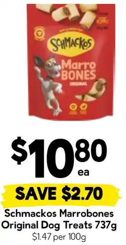 Drakes Schmackos Marrobones Original Dog Treats offer