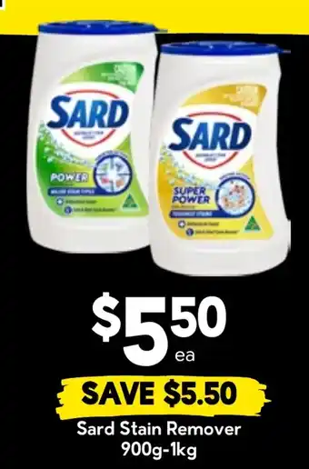 Drakes Sard Stain Remover offer