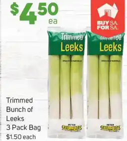 Foodland Trimmed Bunch of Leeks offer
