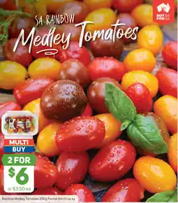 Foodland Rainbow Medley Tomatoes Punnet offer