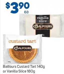 Foodland Balfours Custard Tart or Vanilla Slice offer