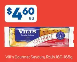 Foodland Vili's Gourmet Savoury Rolls offer