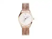 Bevilles Jewellery Pierre Cardin Johnny Rose Mesh White Face Watch 5813M offer