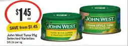 IGA John West Tuna offer