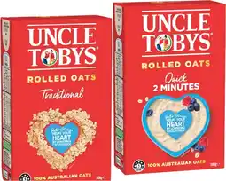 IGA Uncle Tobys Traditional or Quick Rolled Oats 500g offer