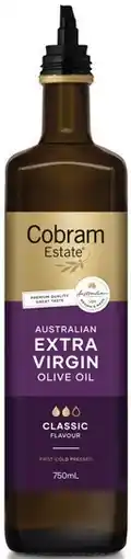 IGA Cobram Estate Extra Virgin Olive Oil Selected Varieties offer