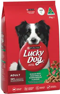 IGA Purina Lucky Dog Dry Dog Food Selected Varieties offer