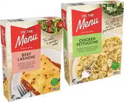 IGA On The Menu Frozen Meal Selected Varieties offer