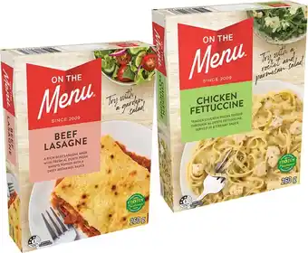 IGA On The Menu Frozen Meal Selected Varieties offer