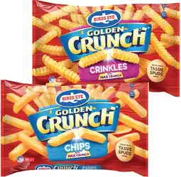 IGA Birds Eye Golden Crunch Chips Selected Varieties offer