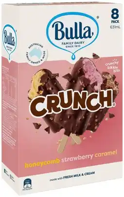 IGA Bulla Ice Cream Sticks 8‑10 Pack Selected Varieties offer