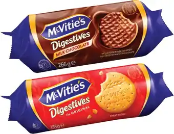 IGA McVities Digestives 232‑355g Selected Varieties offer