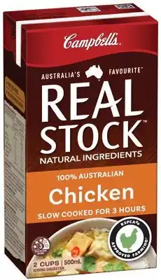 IGA Campbell’s Real Stock Selected Varieties offer