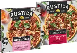 IGA Rustica by McCain Stone Baked Pizza 335‑460g Selected Varieties offer