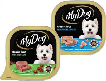 IGA My Dog Wet Dog Food Selected Varieties offer