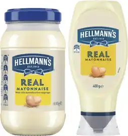 IGA Hellmann’s Mayonnaise 400‑432g Selected Varieties offer
