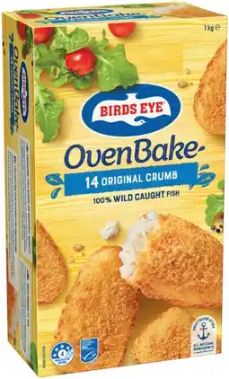 IGA Birds Eye Oven Bake Original Crumb Fish Fillets offer