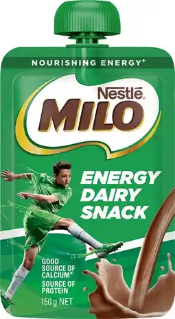 IGA Nestlé Milo Energy Dairy Snack Selected Varieties offer