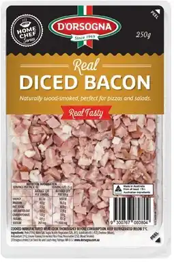 IGA D’orsogna Diced Bacon or Shredded Ham 250g offer