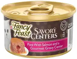 IGA Purina Fancy Feast Savory Centers Wet Cat Food Selected Varieties offer