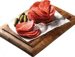 IGA Hot or Mild Salami Sliced or Shaved Selected Varieties offer