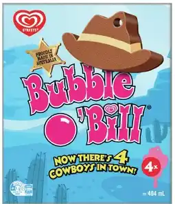 IGA Streets Bubble O’Bill Selected Varieties offer