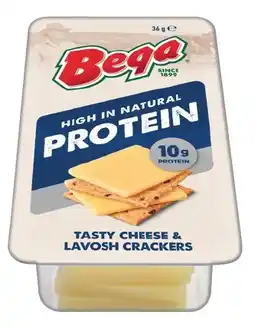 IGA Bega High Protein Tasty Cheese & Lavosh Crackers offer