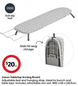 Coles Jaxon tabletop ironing board offer