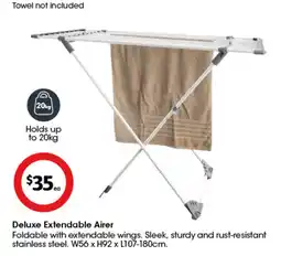 Coles Deluxe extendable airer offer