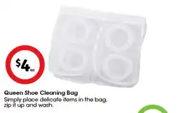 Coles Queen shoe cleaning bag offer
