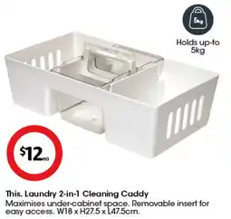 Coles This. laundry 2-in-1 cleaning caddy offer