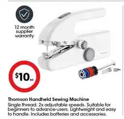 Coles Thomson handheld sewing machine offer