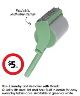 Coles This. Laundry Lint Remover with Comb offer