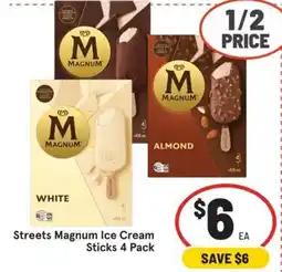 IGA Streets magnum ice cream offer